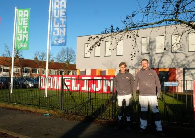 Planmatig onderhoud bij school Ravelijn in Steenbergen